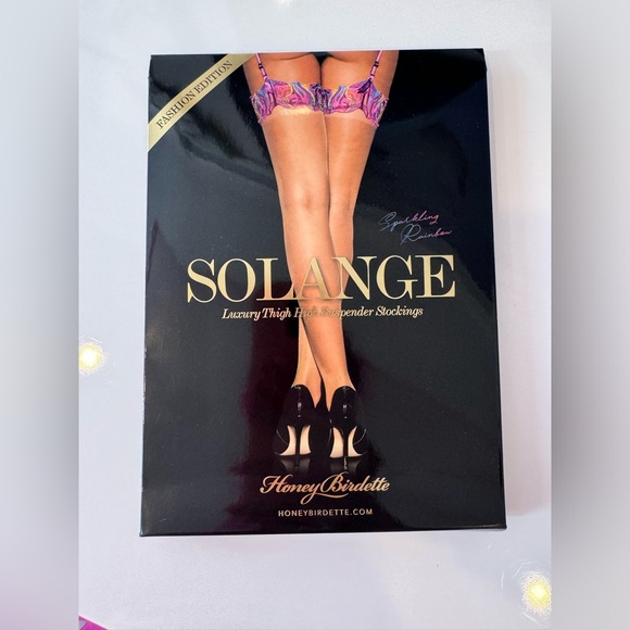 Honey Birdette Solange Rainbow Lingerie 5 Piece Set 30F, XXS - Picture 9 of 12